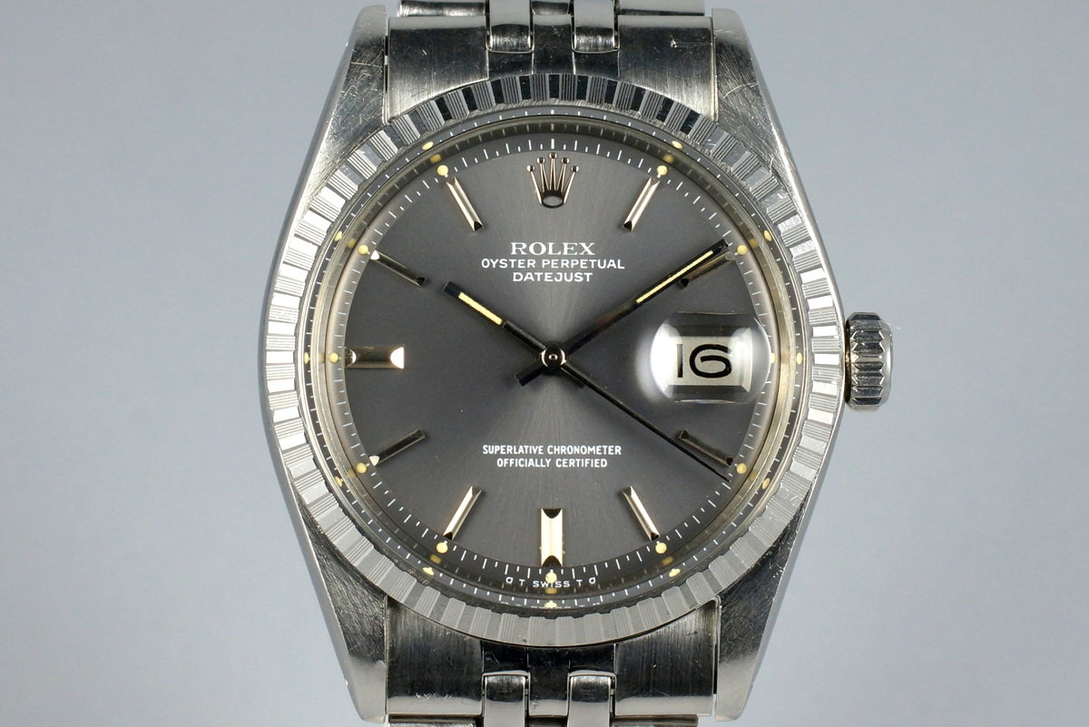 1972 Vintage Rolex DateJust 1603 Gray 