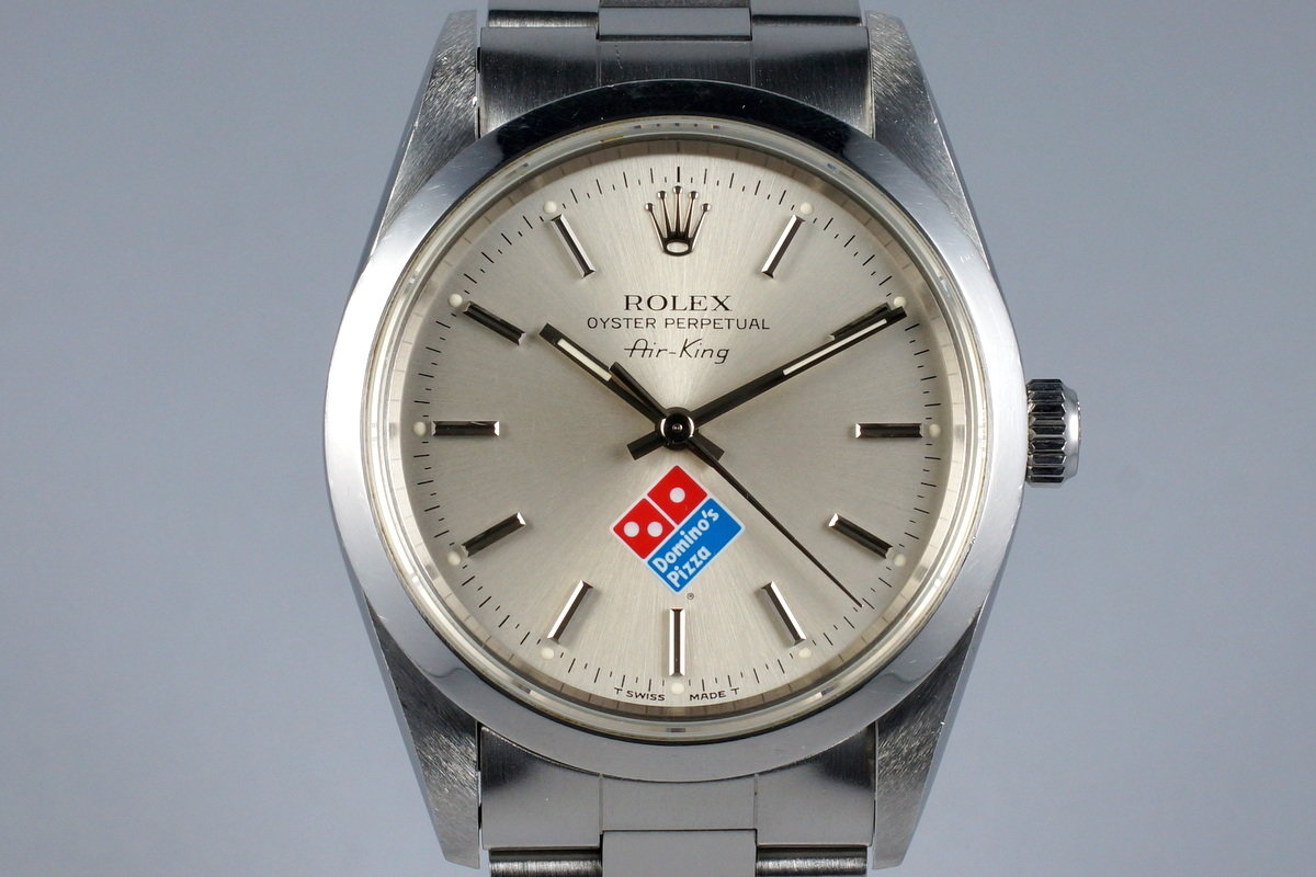 rolex air king domino's pizza price