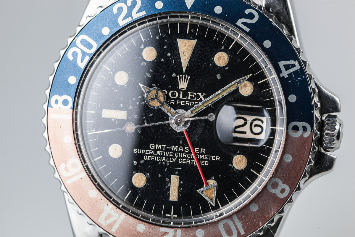 1963 Vintage Rolex GMT Gilt Underline 