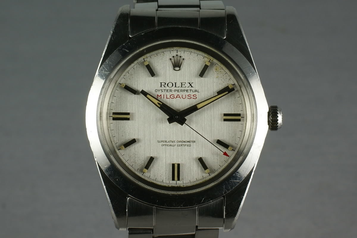 HQ Milton , Vintage Rolex Milgauss 1019 Unpolished case