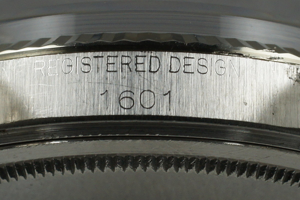 1968 vintage rolex 1601 black dial datejust
