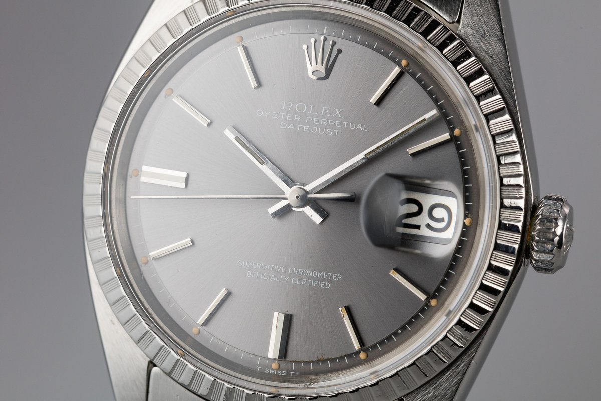 rolex gray dial