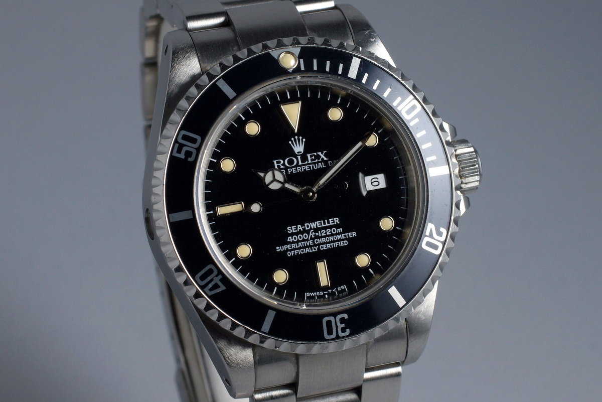 1991 Vintage Rolex Sea Dweller 16600 