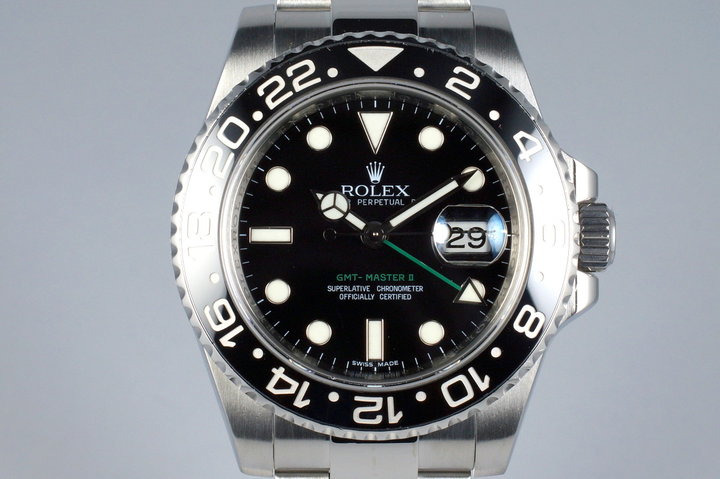 2009 Rolex GMT II 116710 with Box and Papers photo