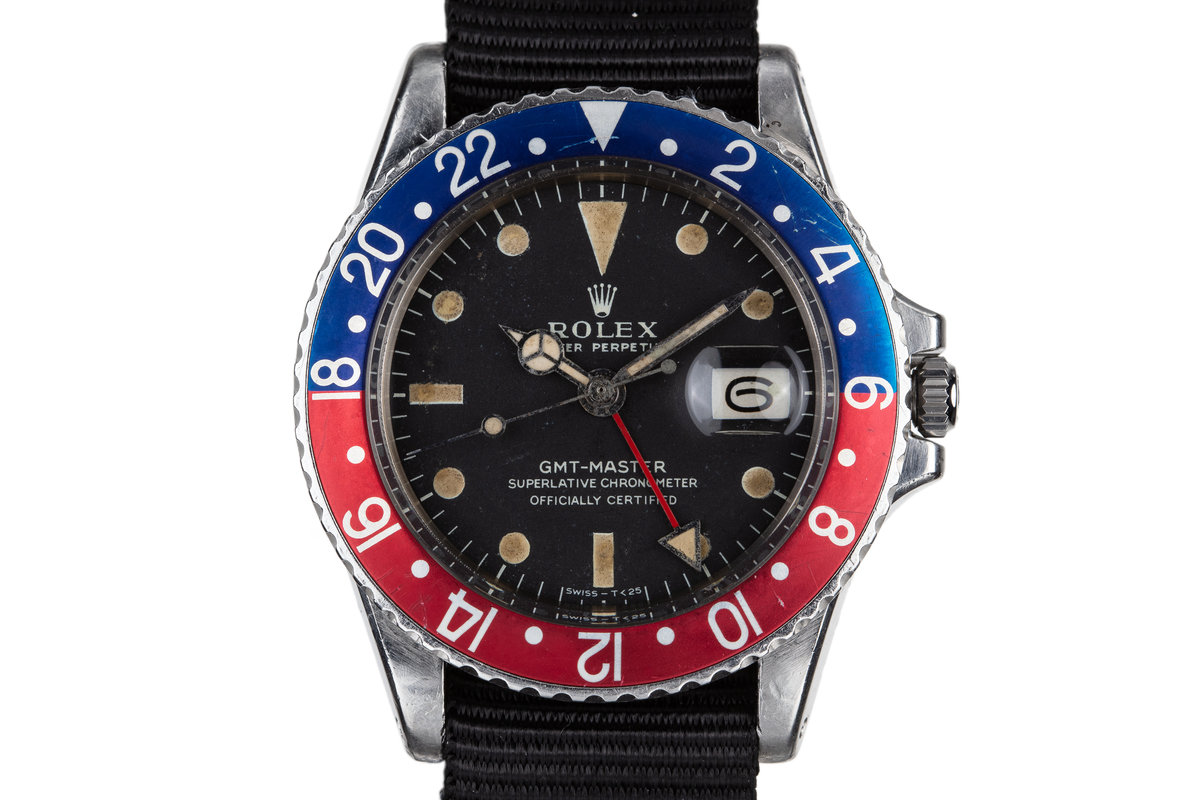 rolex gmt master pepsi 1970