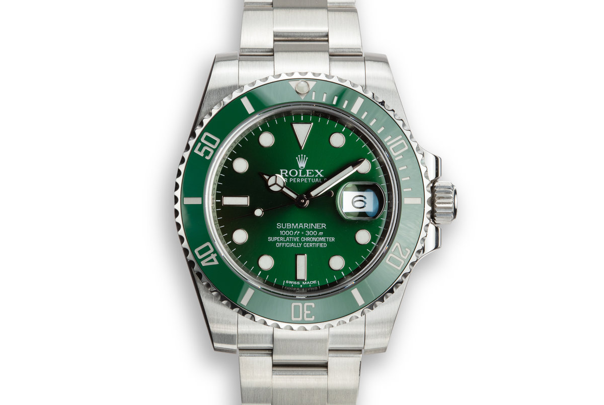 rolex hulk 2014