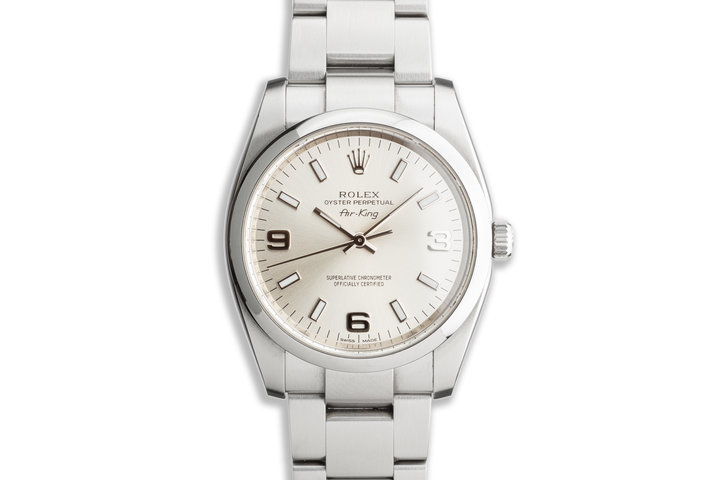 Oyster Perpetual 114200 Silver Dial photo
