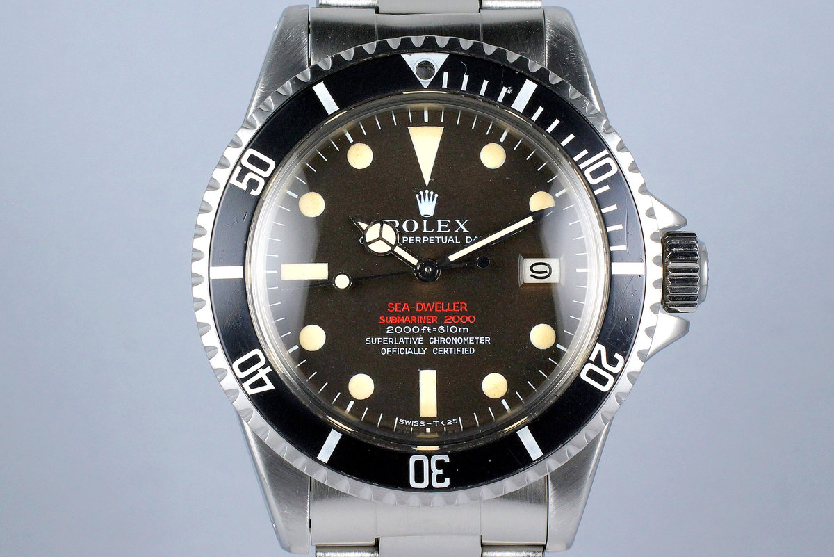 rolex submariner double red