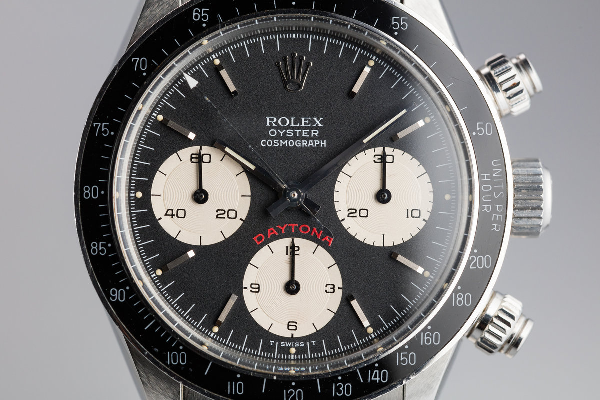 Hq Milton 1986 Vintage Rolex Daytona 6263 Big Red Black Dial With Service Papers Inventory A3042