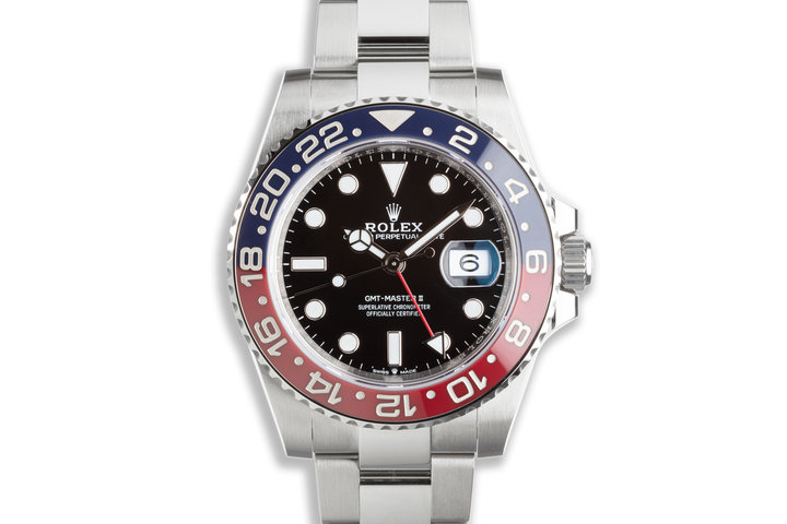 2021 Rolex GMT-Master II 126710BLRO "Pepsi" with Oyster Bracelet, Box, & Card photo