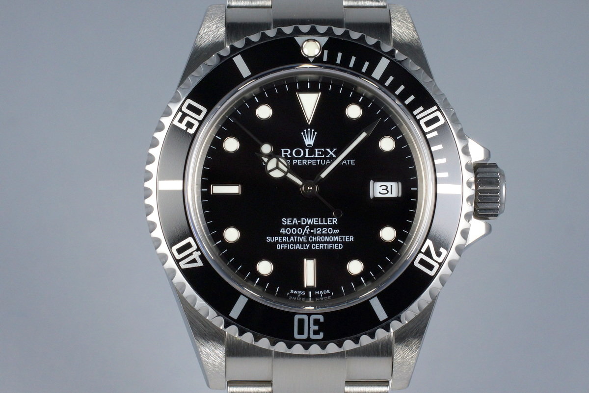 2007 Rolex Sea Dweller 16600, Inventory 