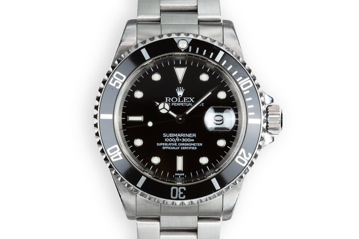 rolex submariner 16610 swiss only