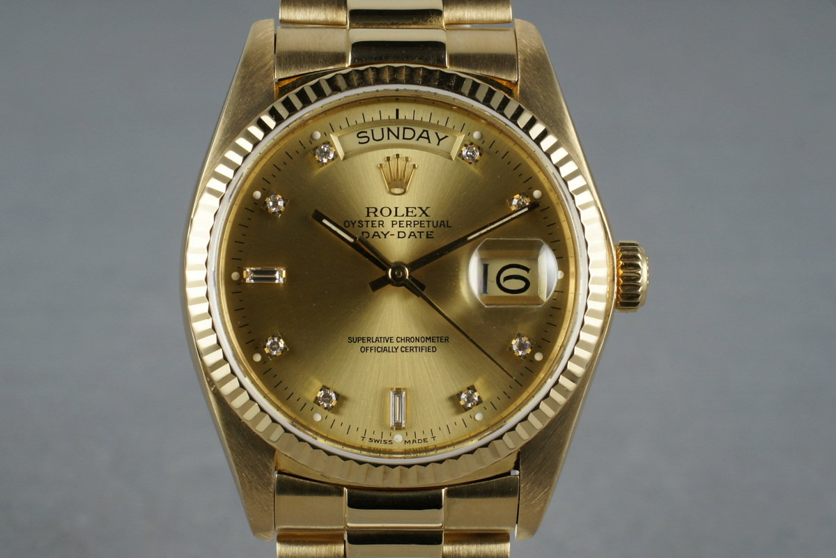 1985 Vintage Rolex President 18038 with 