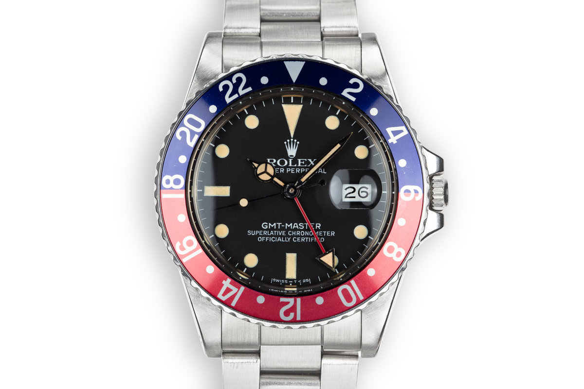 1981 Rolex GMT-Master 16750 "Pepsi" with Box and Papers photo, #0