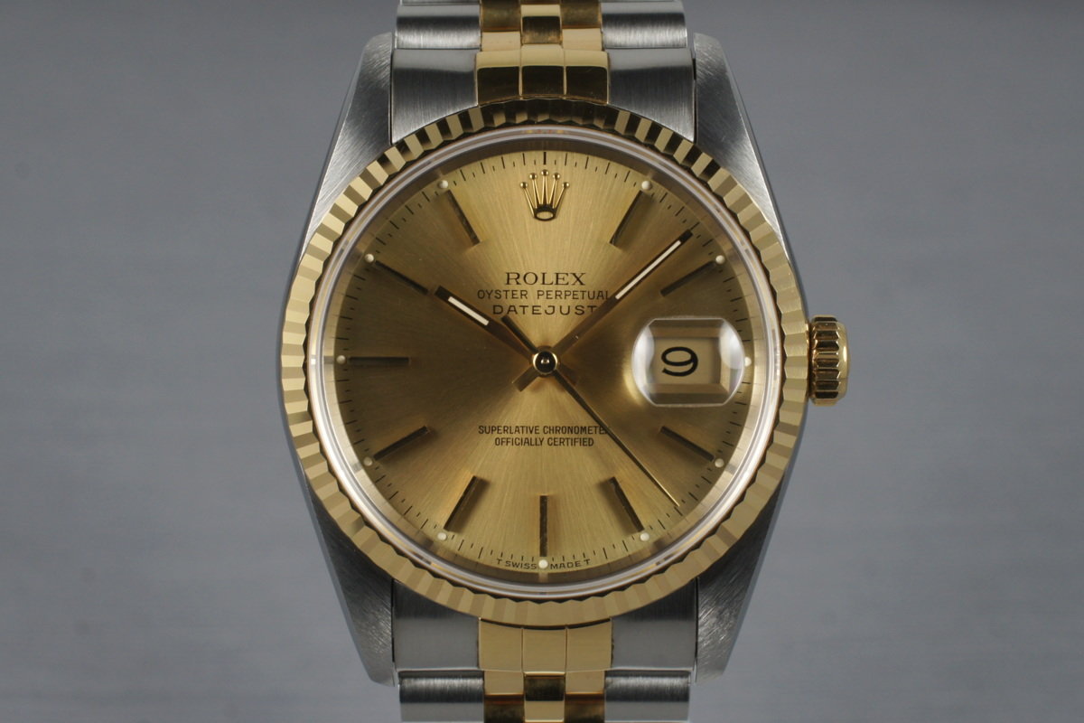 1992 Rolex Two Tone DateJust 16233 