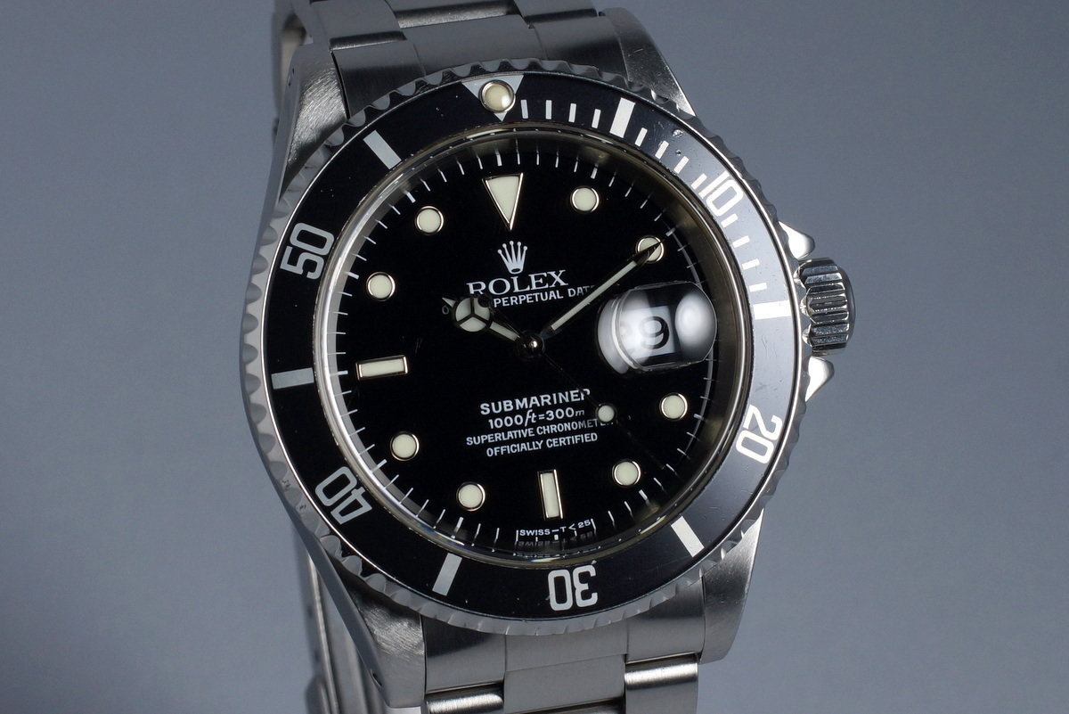 1997 Vintage Rolex Submariner 16610 