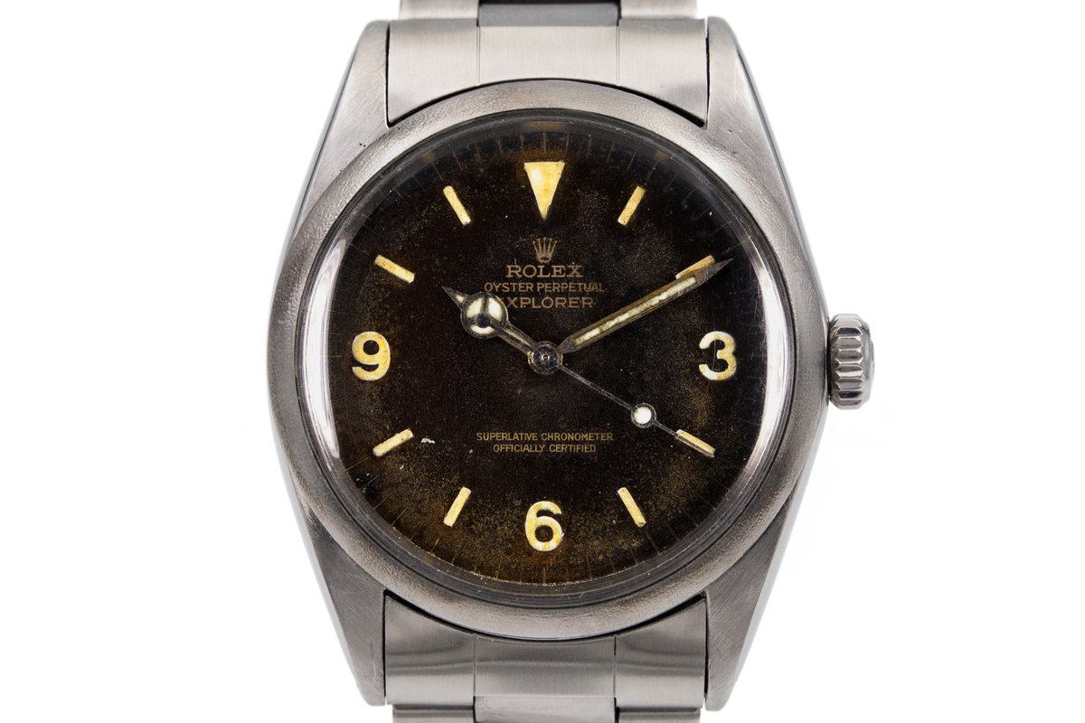 Hq Milton 1967 Vintage Rolex Explorer 1016 With Tropical Gilt Dial Inventory 8530