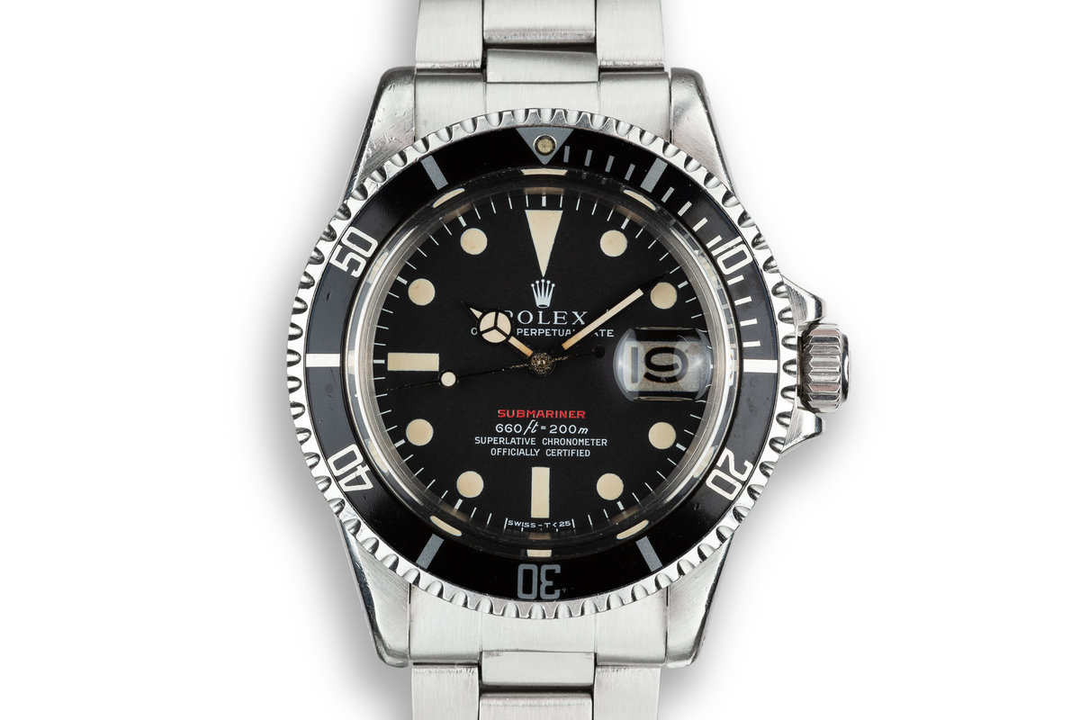 1972 Rolex Red Submariner 1680 with MK IV Dial photo, #0