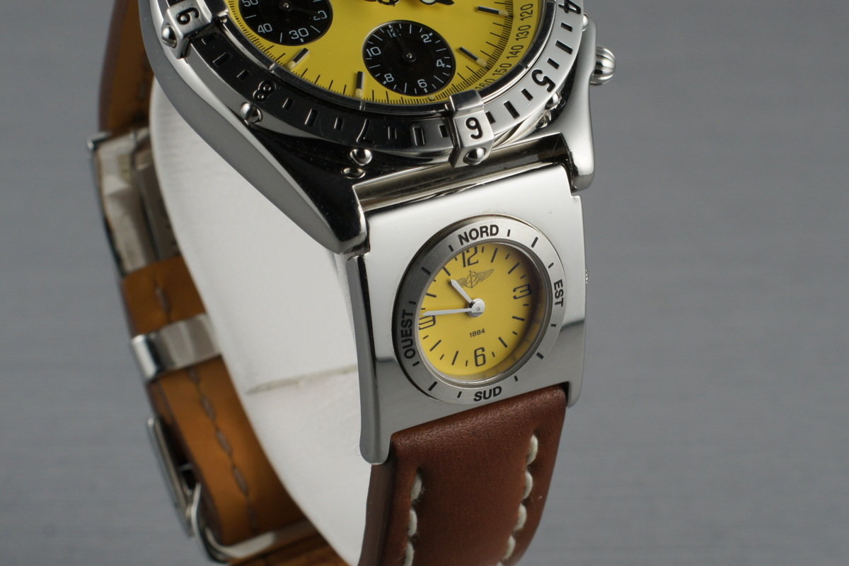 breitling longitude yellow