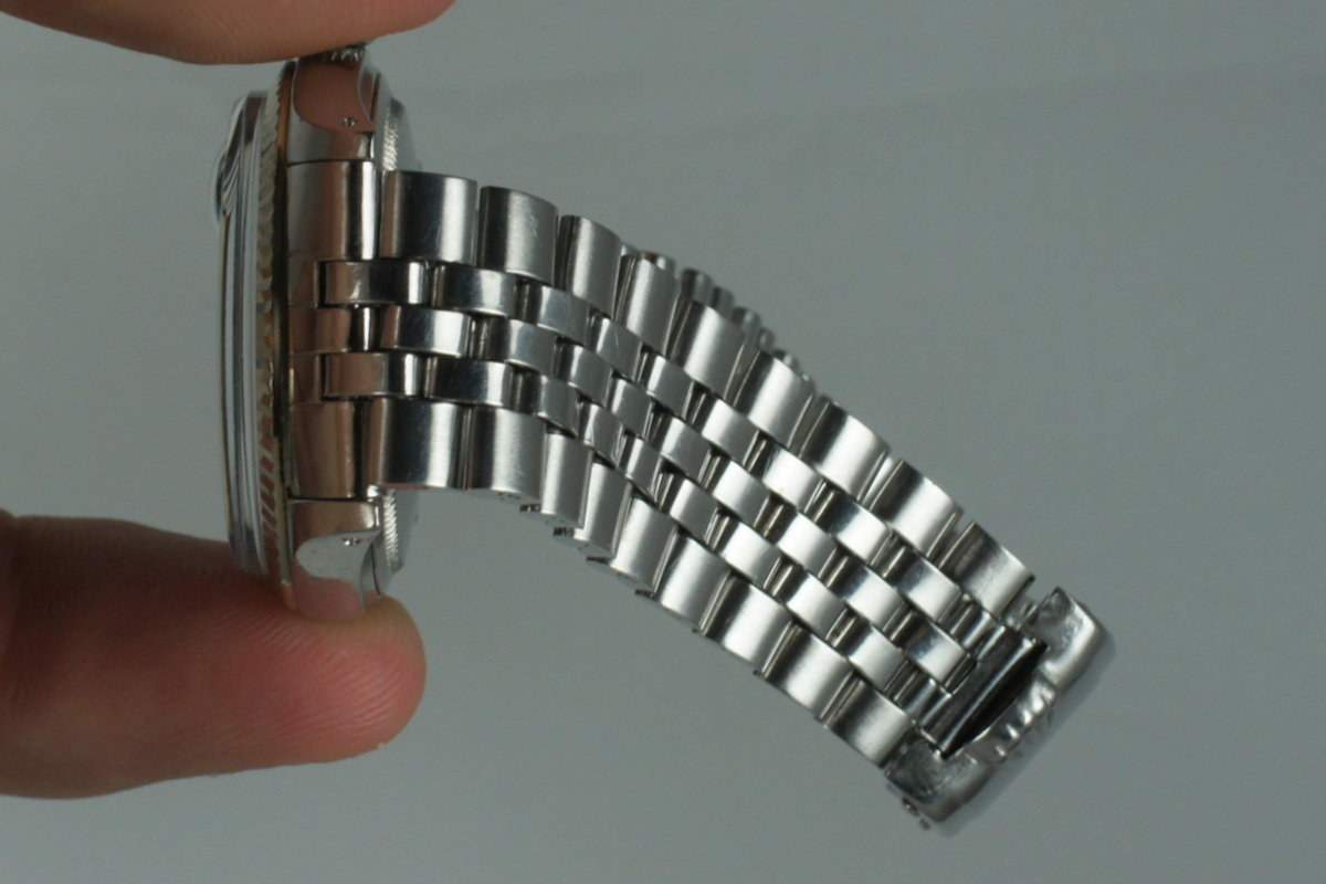 1968 vintage rolex 1601 black dial datejust