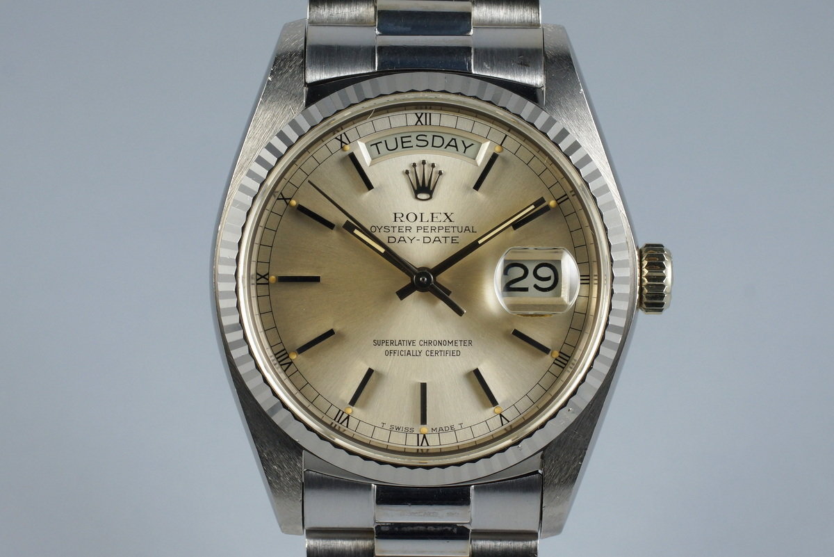 1978 WG Vintage Rolex Day-Date 18039 