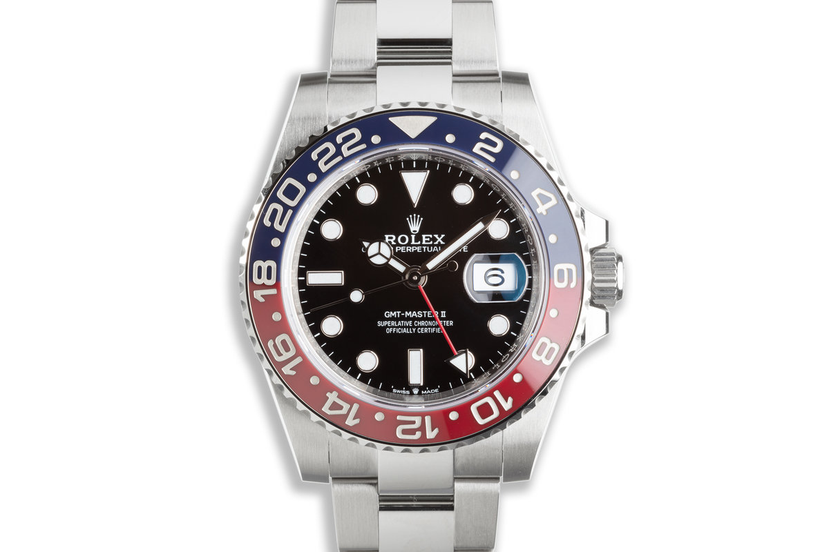 2021 Rolex GMT-Master II 126710BLRO "Pepsi" with Oyster Bracelet, Box, & Card photo, #0