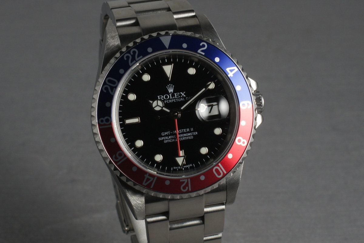 HQ Milton - Rolex GMT 16710 Z serial with Box and Papers Stick 