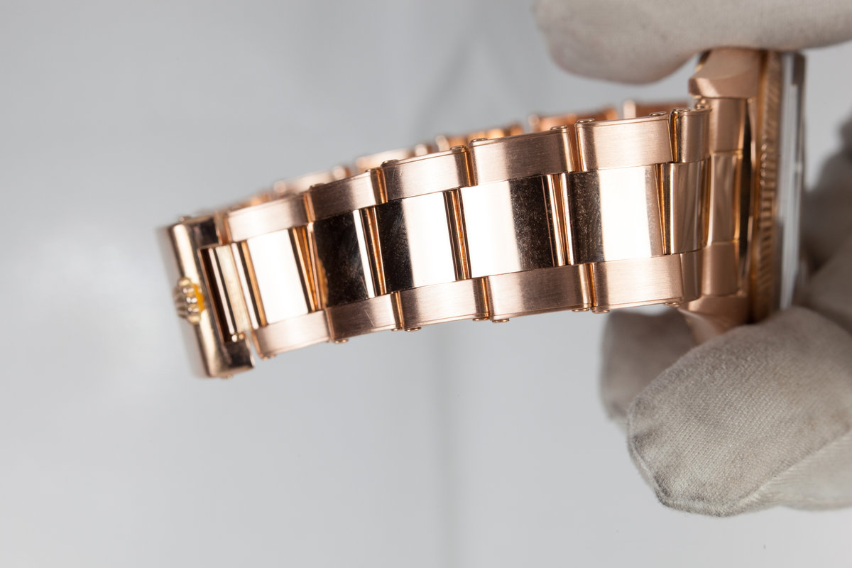 rose gold rolex bracelet