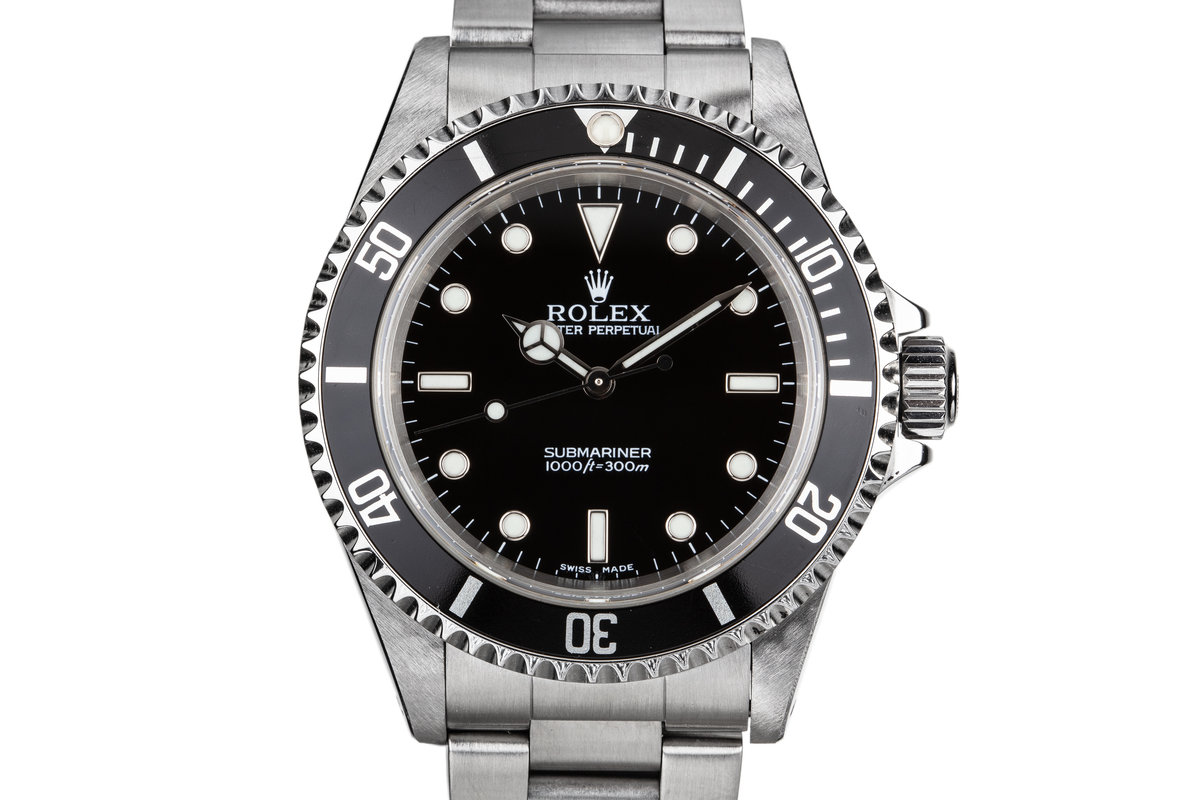 rolex submariner 2001 model