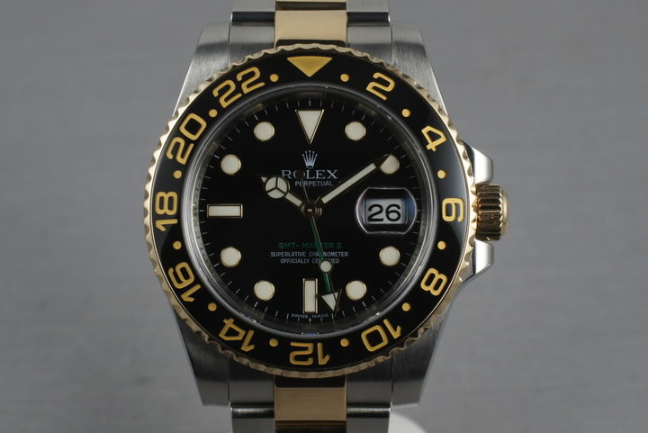 2007 Rolex Ceramic GMT 116713 with Box and Papers photo