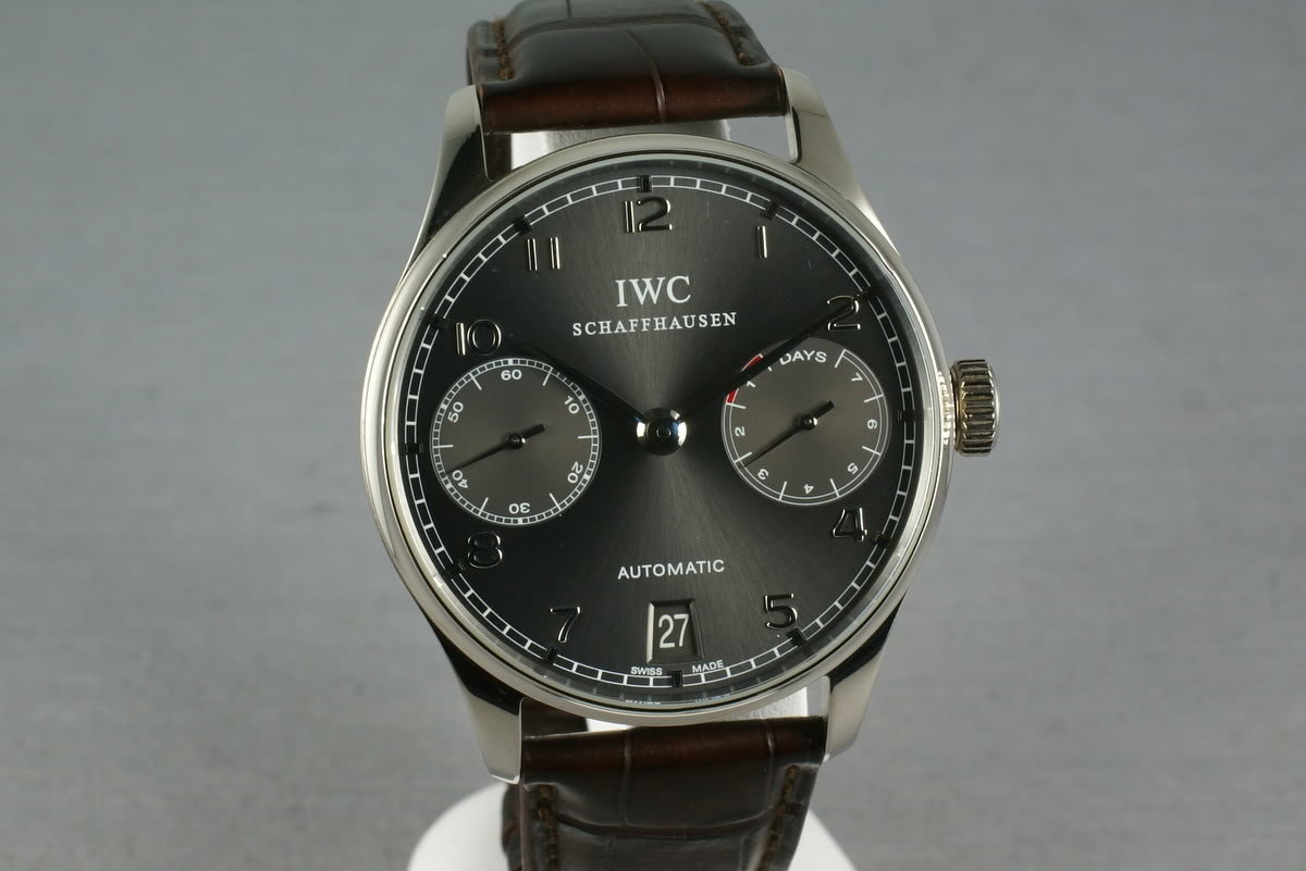 iwc white gold portuguese