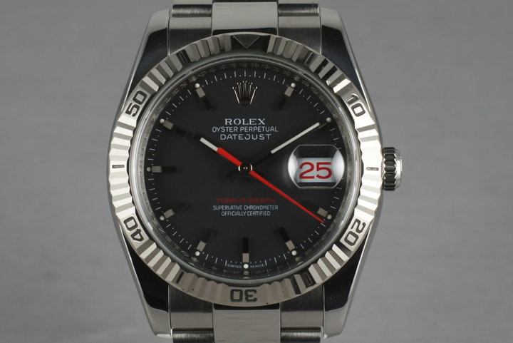 rolex red second hand