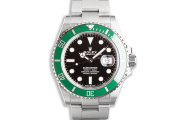 2021 Rolex Green Submariner 126610LV 41mm with Box & Card photo