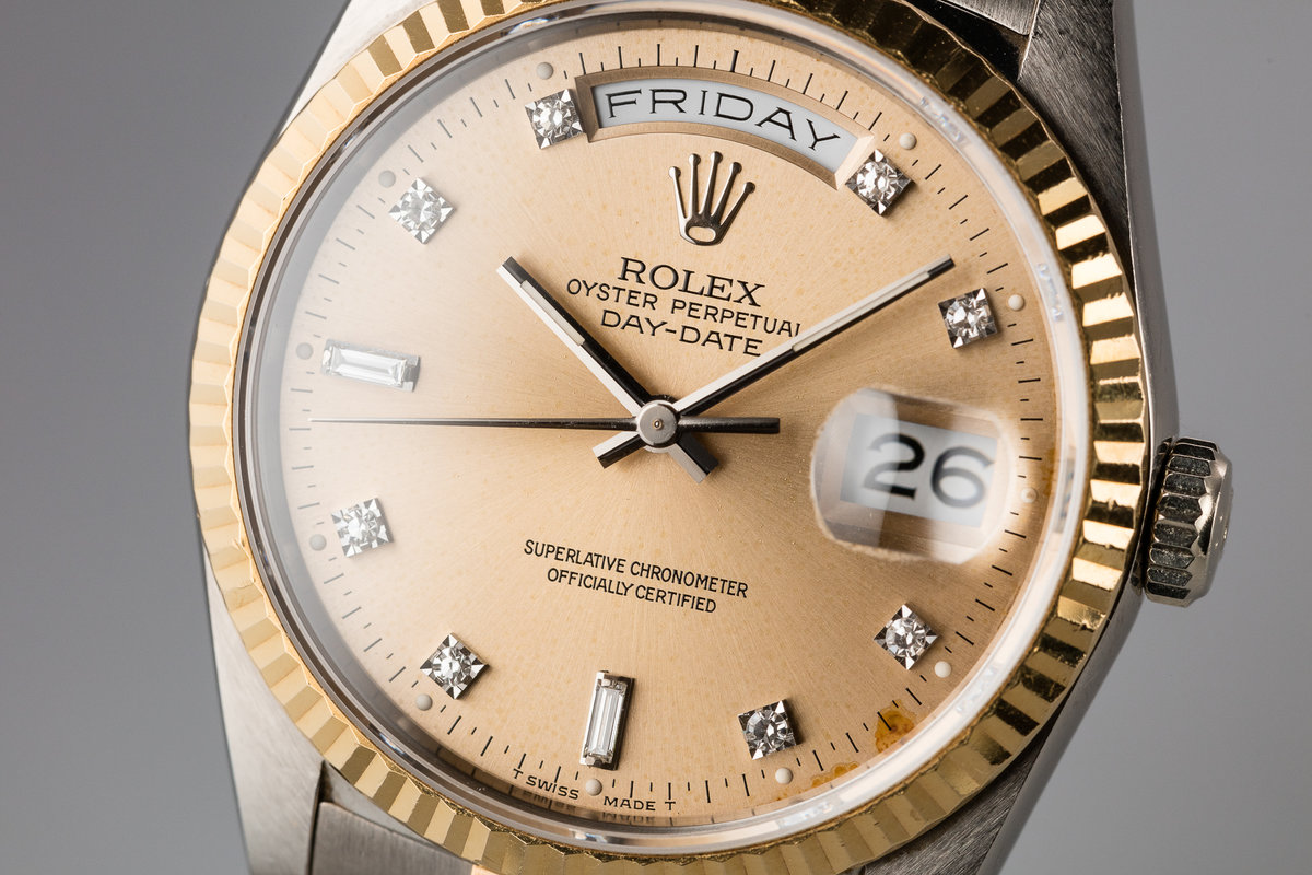 1990 Rolex Day-Date 18239 Tridor 