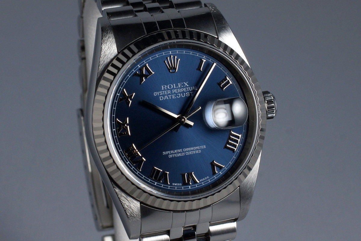 rolex 16234 blue