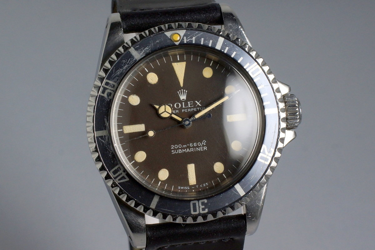 1967 rolex submariner 5513 meters first
