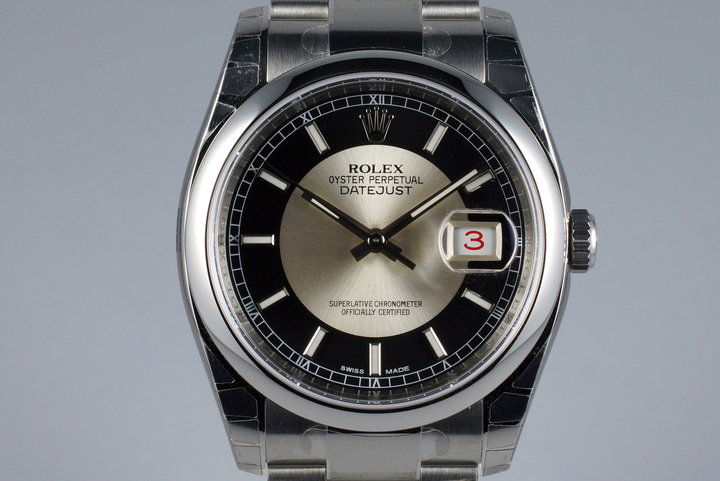 datejust tuxedo dial