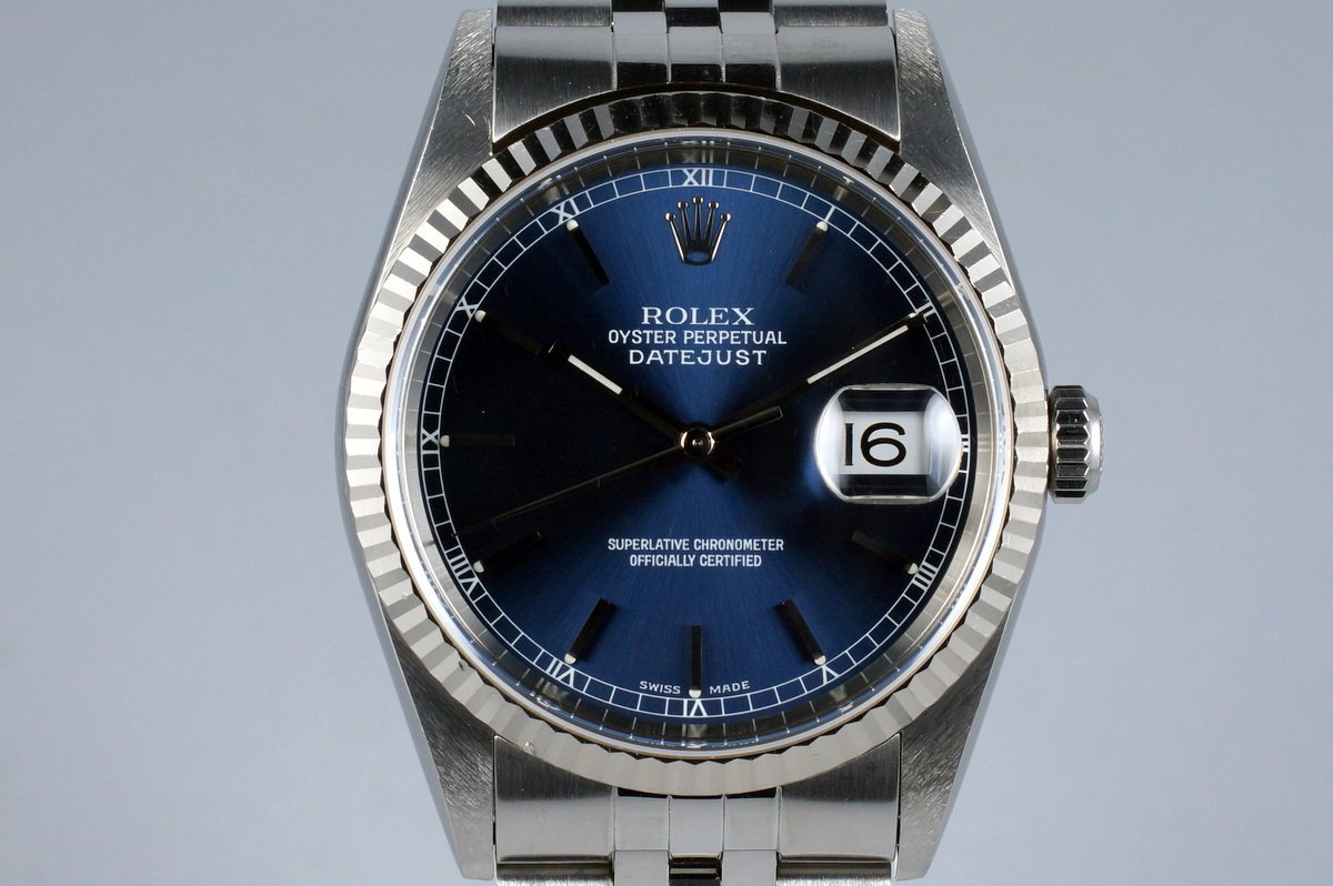 rolex 16234 blue dial