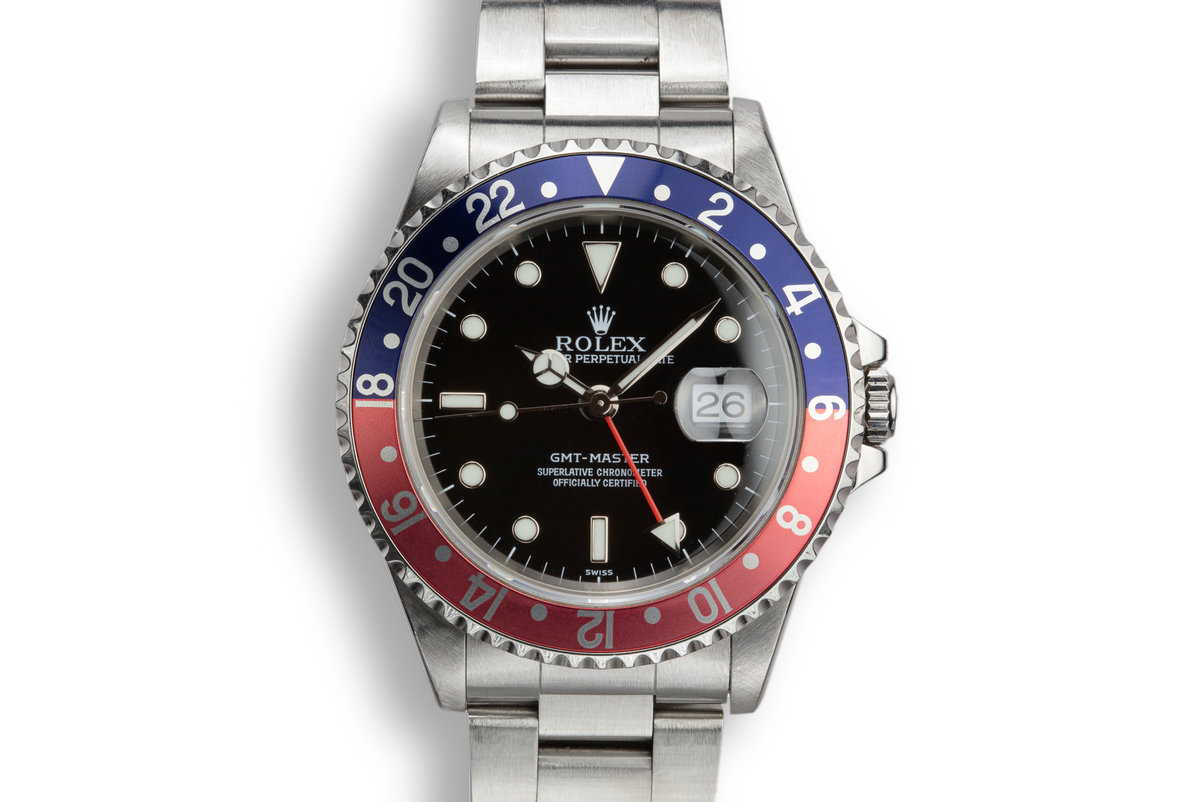 1999 Rolex GMT-Master 16700 "Pepsi" with SWISS Only Dial photo, #0