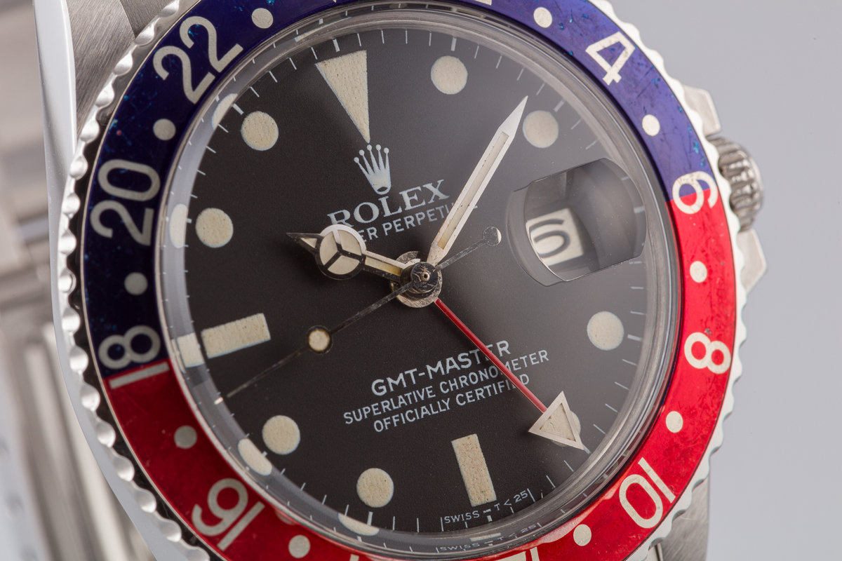 vintage rolex gmt master 1675 price