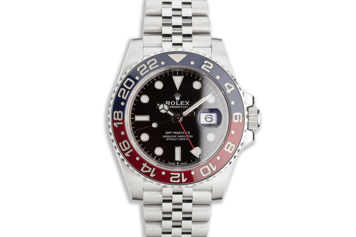 Hq Milton Rolex Gmt Master Ii blro With Box And Card Inventory 075 For Sale