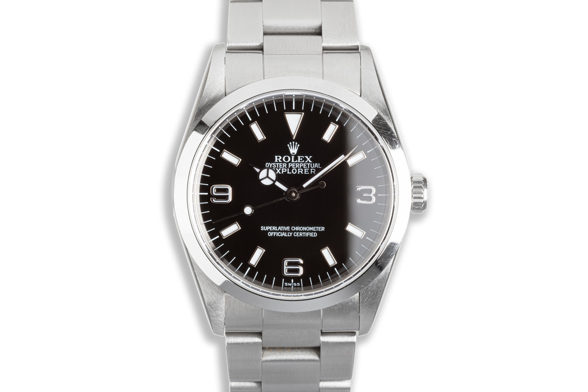 rolex explorer swiss only