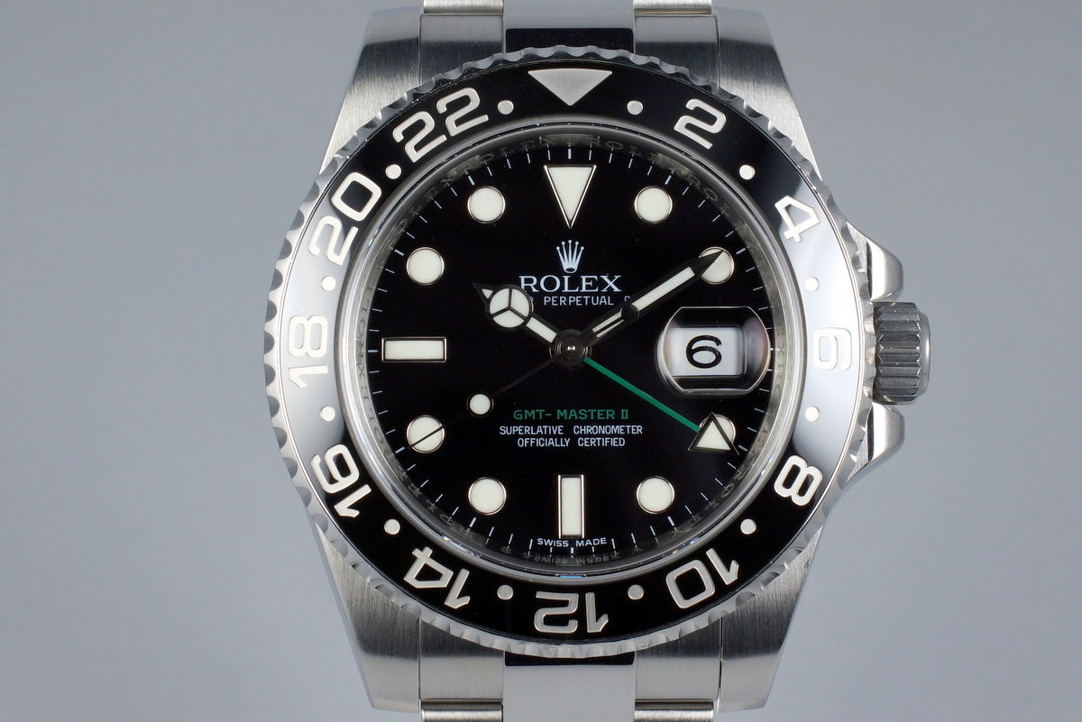 HQ Milton - 2009 Rolex GMT II 116710LN, Inventory #6218