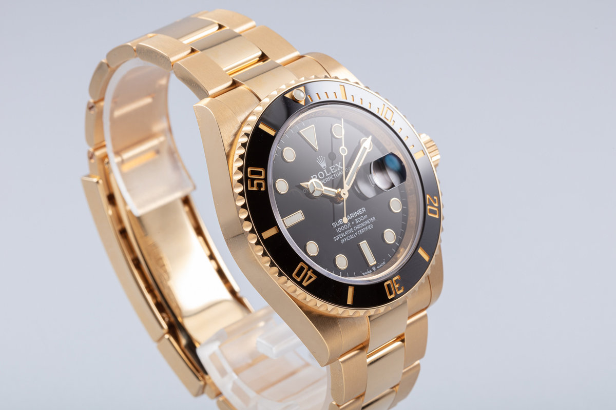 HQ Milton - 2021 41mm 18k YG Rolex Submariner 126618LN with Box \u0026 Card,  Inventory #A4302