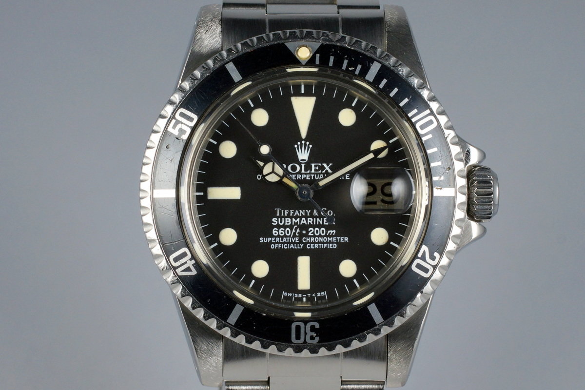 rolex tiffany and co submariner
