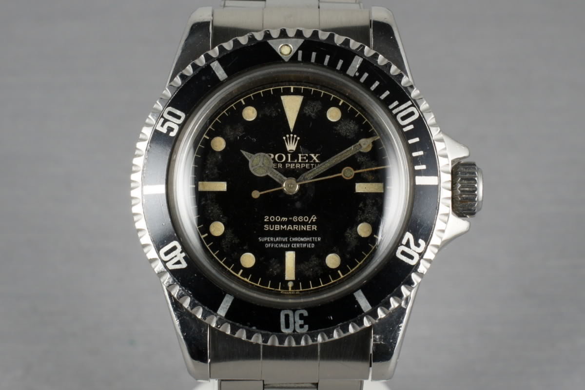 rolex submariner chapter ring