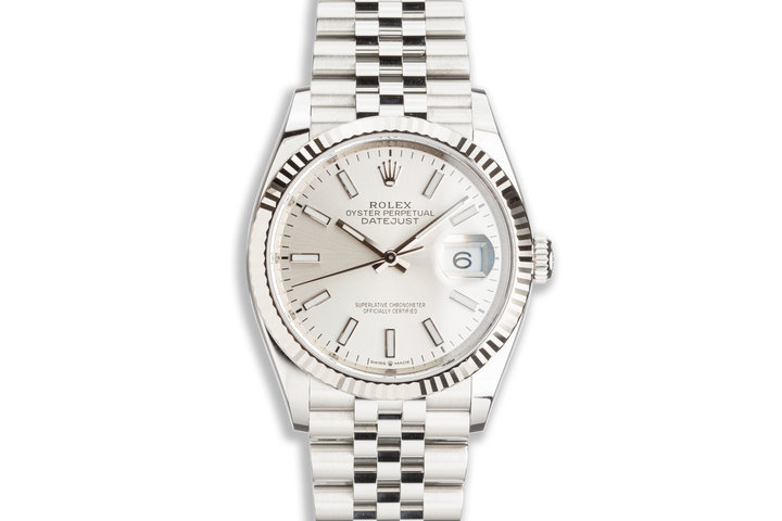 126234 silver dial