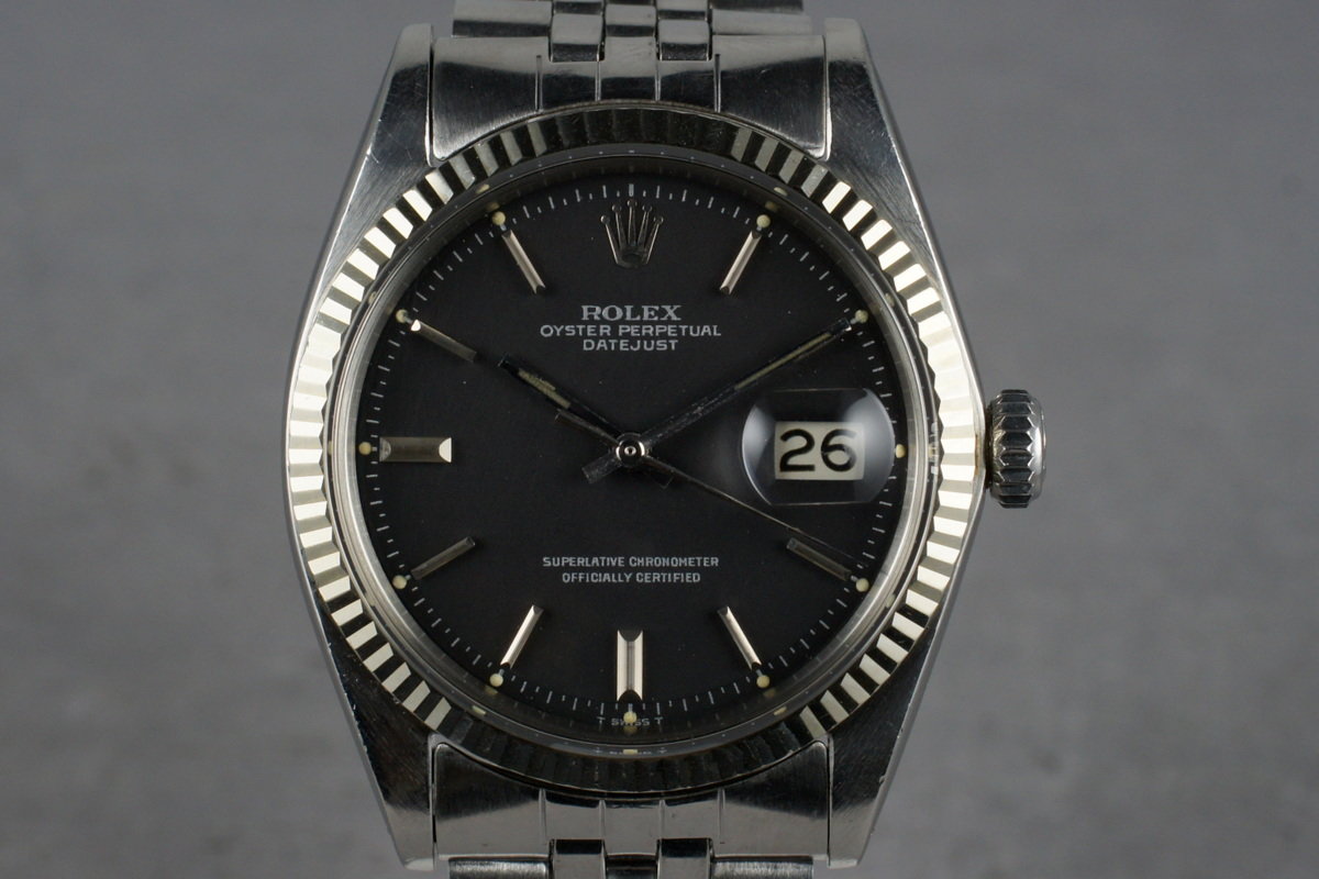 rolex 1601 black dial