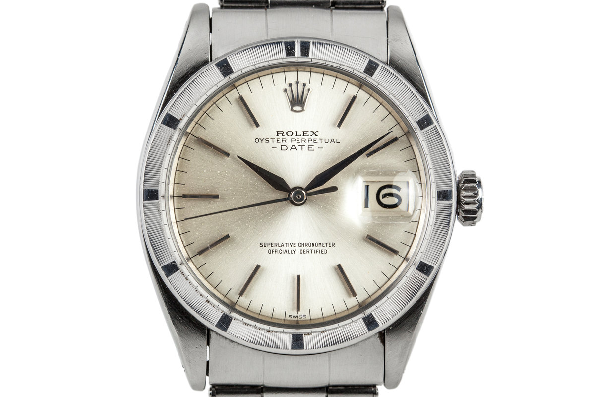 HQ Milton - 1963 Vintage Rolex Date 1500 with Service Papers, Inventory  #9580