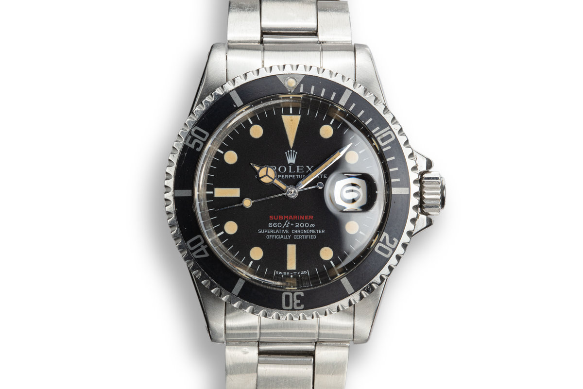 1970 Rolex Red Submariner 1680 with MK IV Dial photo, #0